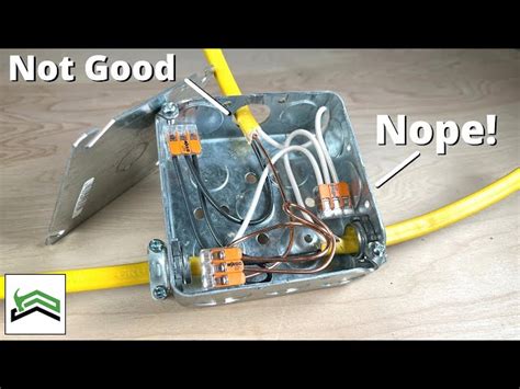 electrical code boxes staples|receptacle box cable installation code.